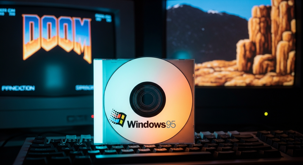 比爾·蓋茲曾「現身」遊戲《DOOM》 微軟獨特行銷推 Windows 95