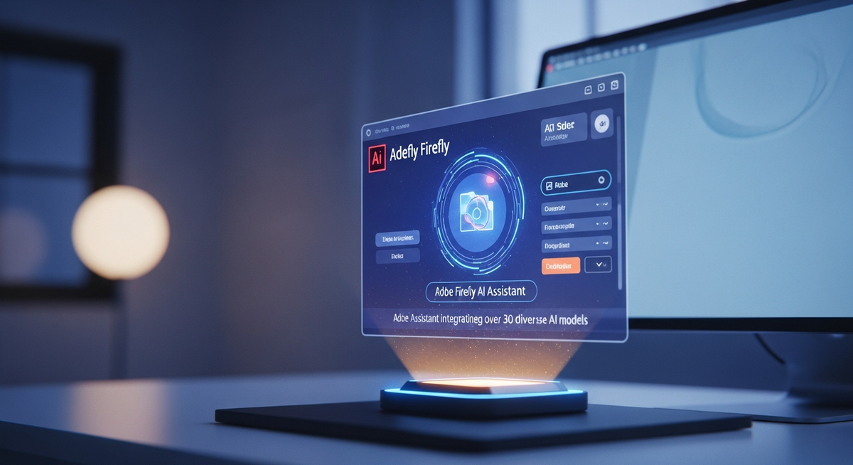Adobe Firefly AI助理將上線 整合逾30款模型簡化創意流程