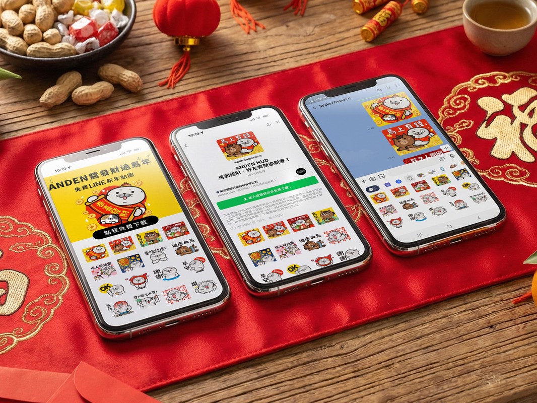 爆紅MIT國民品牌推出「馬年發財LINE貼圖」16款免費下載！春節限定再抽 LG、iPad、Dyson，送  購物金