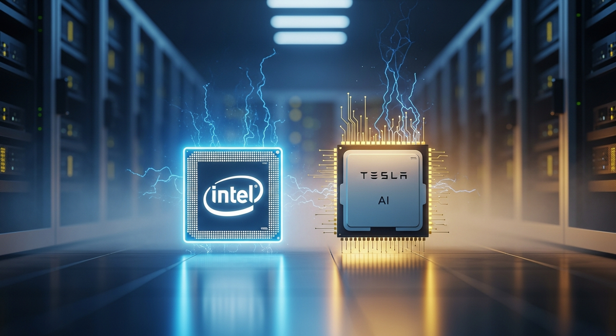英特爾獲特斯拉AI晶片訂單 美國製程戰線挑戰三星、台積電