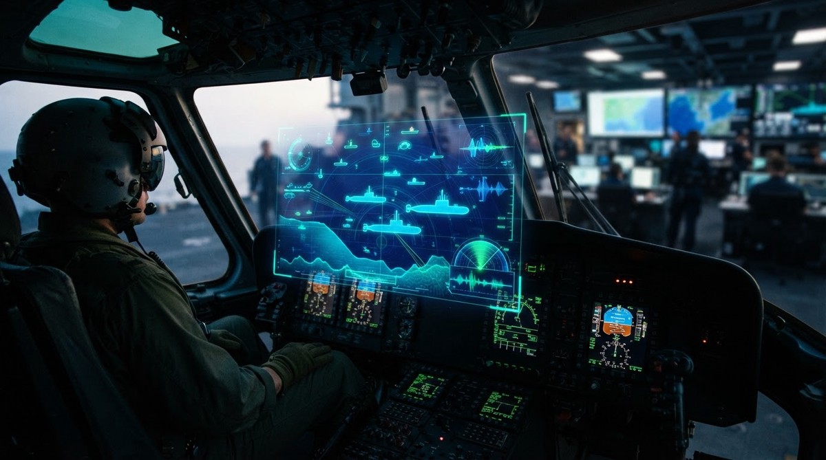 美海軍與洛克希德馬丁測試AI潛艦獵殺系統 MH-60R直升機戰力升級