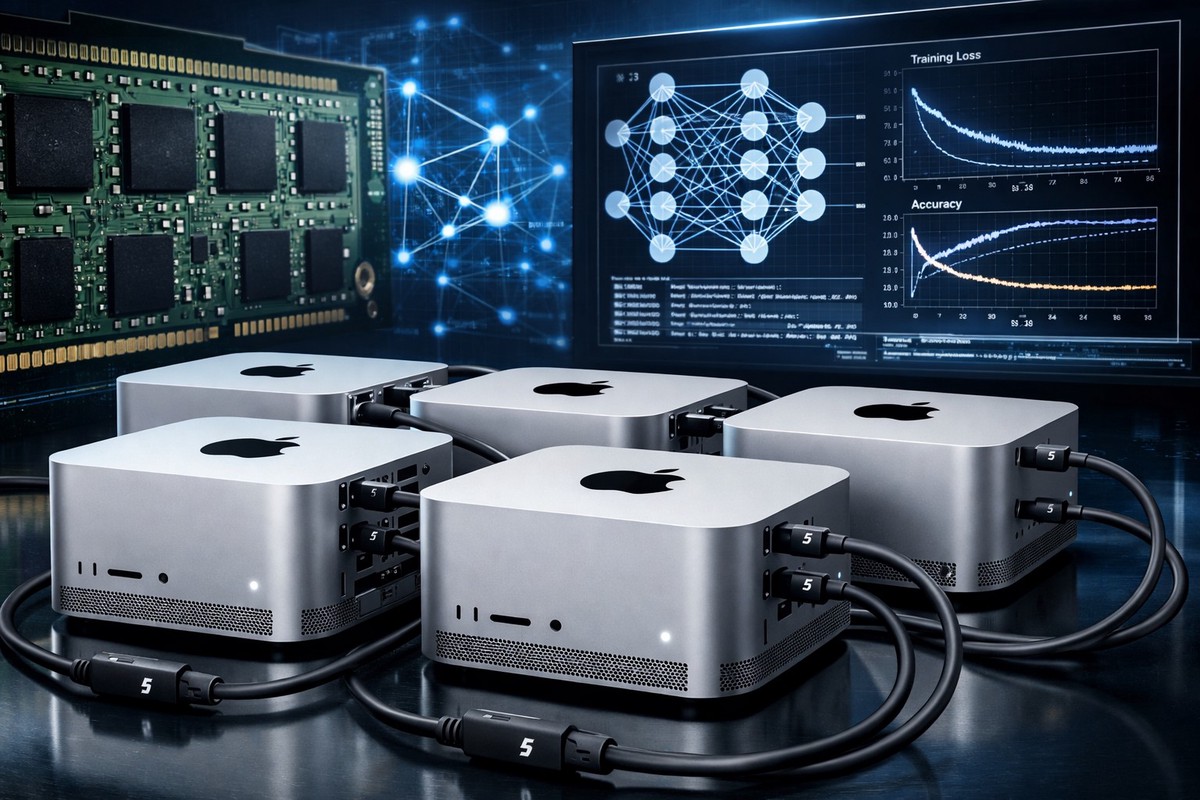 蘋果Mac Studio串聯打造AI叢集 恐面臨記憶體成本壓力
