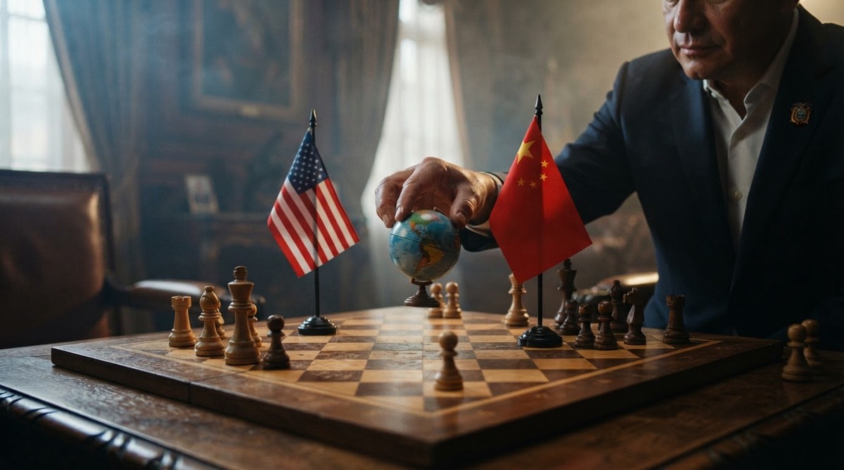厄瓜多總統諾沃亞訪中 爭取蝦類出口解禁並尋求能源投資