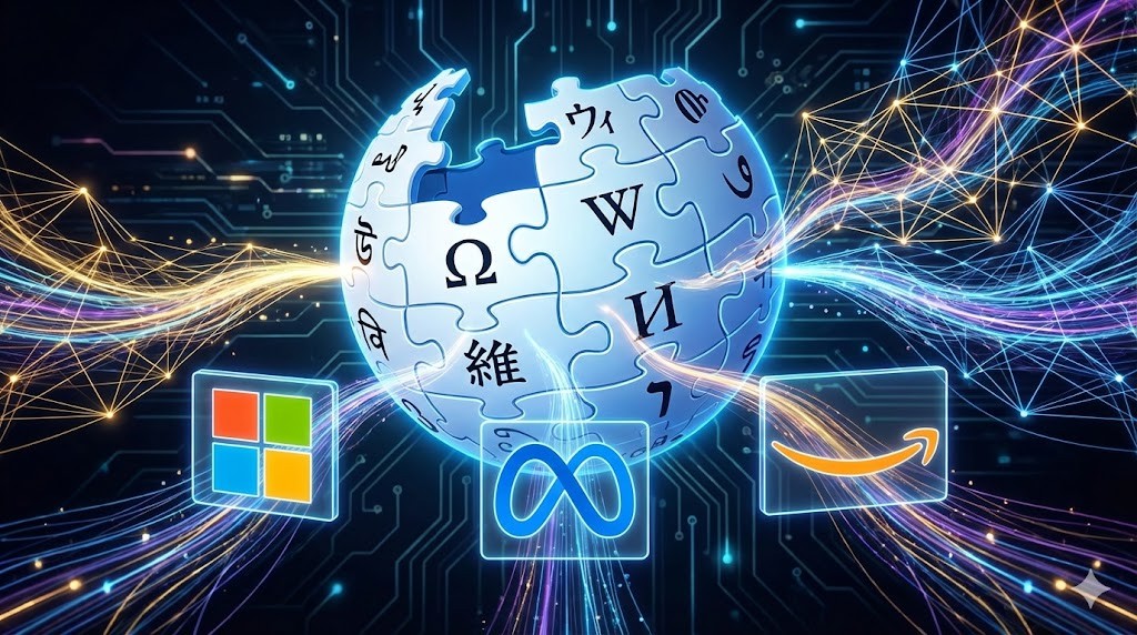 AI訓練不再「白吃」!維基百科推付費訂閱 多家科技巨頭買單