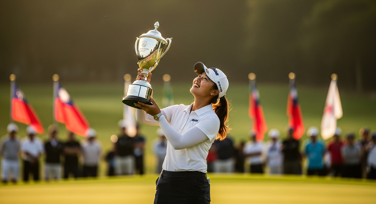 菅楓華勇奪台灣女子高球賽冠軍 抱回5677萬日圓獎金