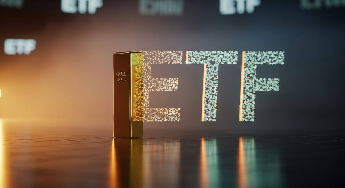 黃金ETF GLD費用高昂 五年報酬率落後實體黃金