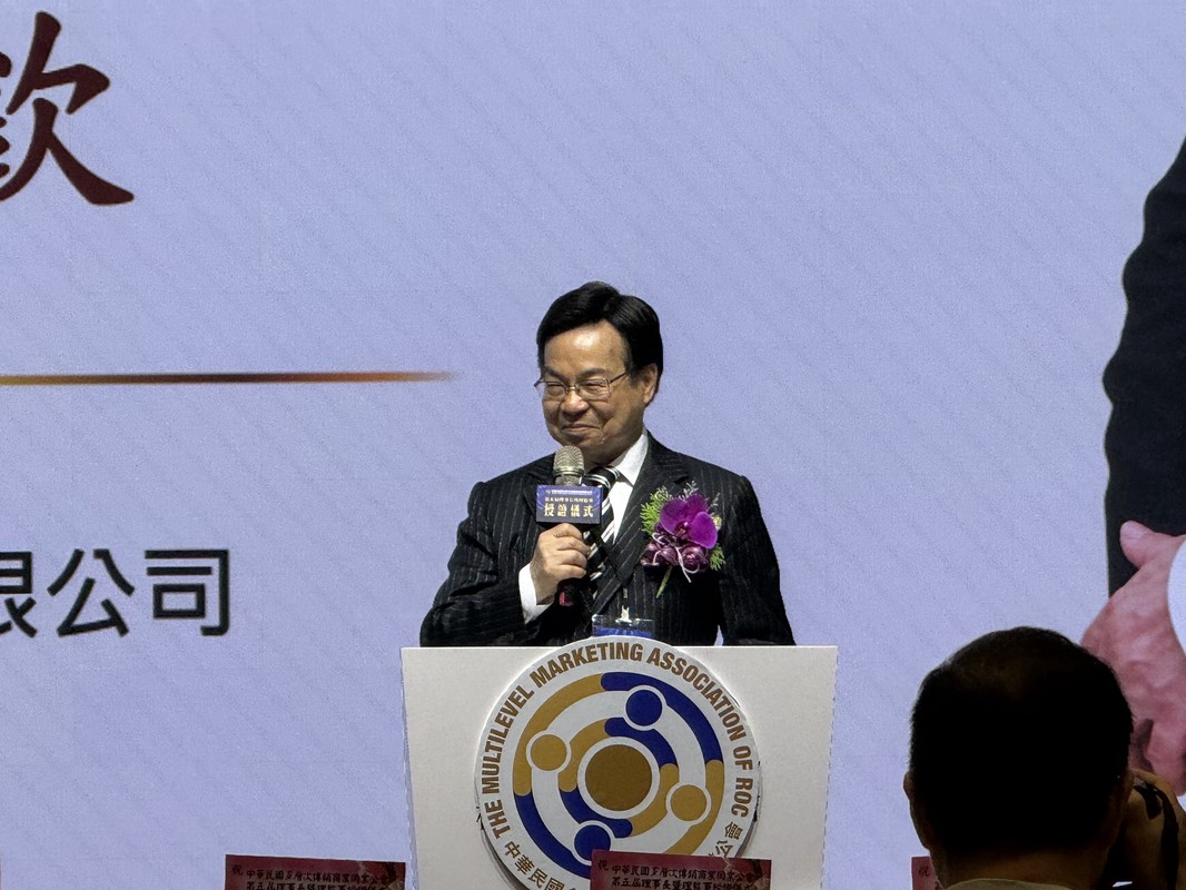 王文欽博士正式接任理事長現場致詞。圖片來源:品牌提供
