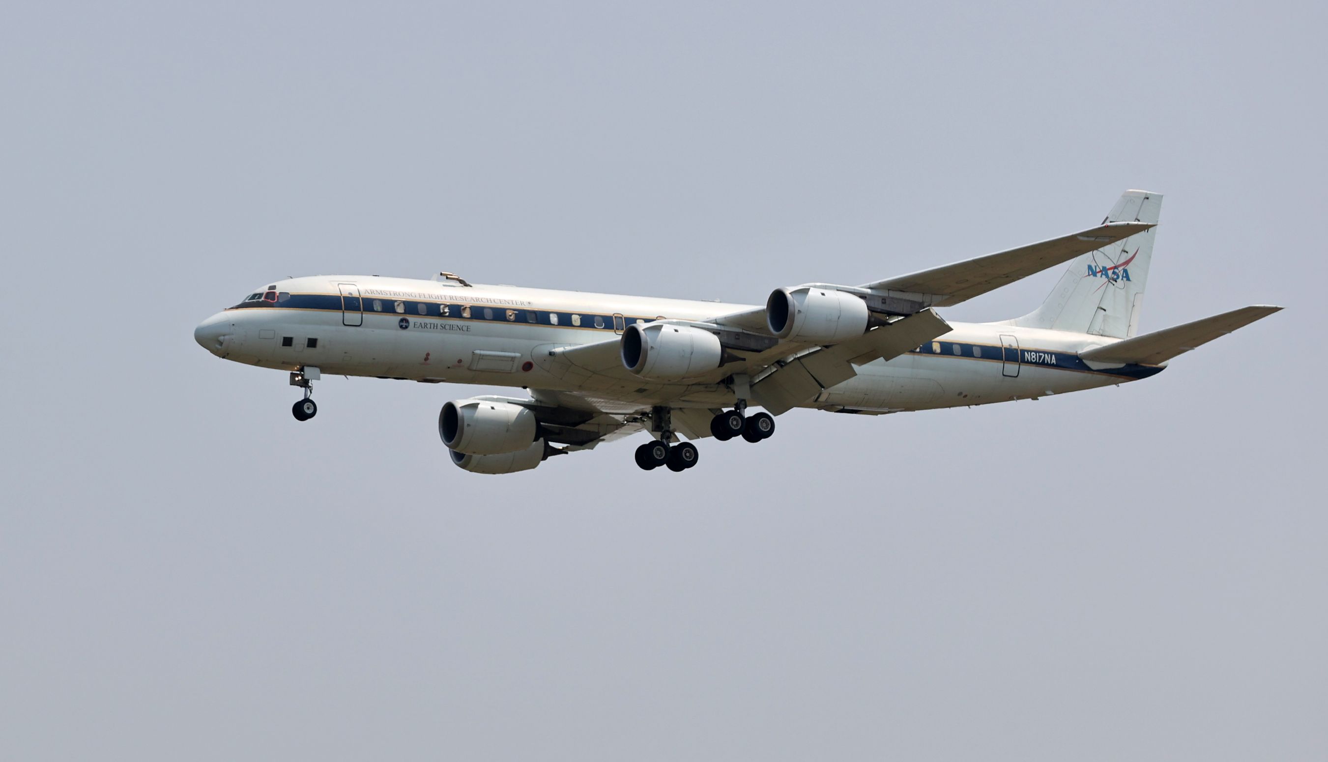 <span style='color:red'>NASA</span>科研機DC-8再度飛抵台灣 監測空氣品質