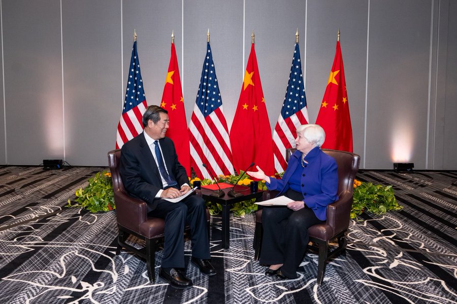 美財長葉倫展開7天訪中行程 拋出中國產能過剩問題