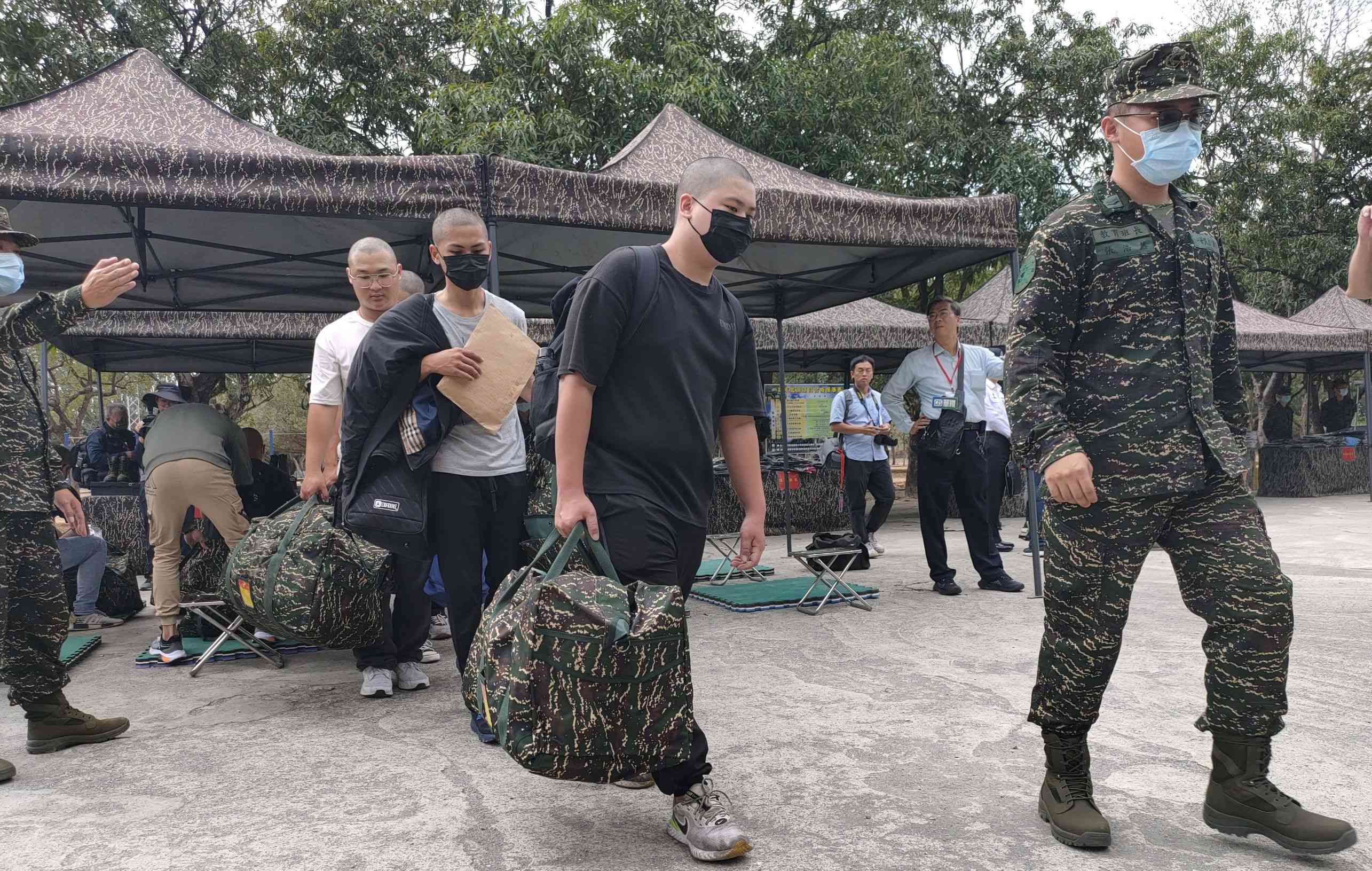 陸戰隊一年期義務役入伍　台海情勢緊張役男：不擔心可能上戰場